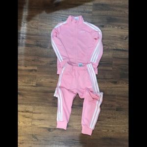 Adidas girls track suit